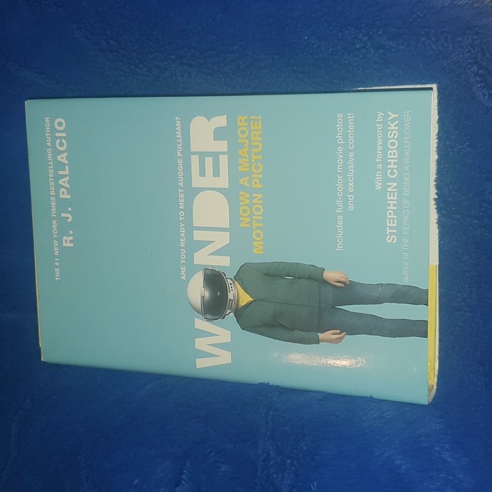Wonder by R.J Palacio w pictures from the movie